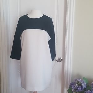 Vince Black & White Dress